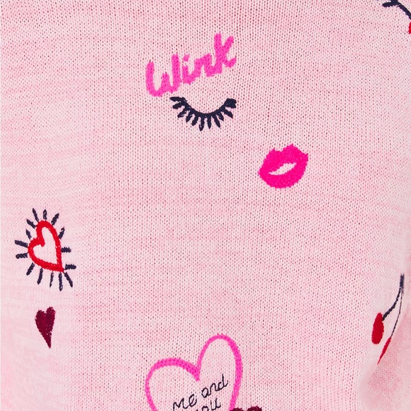 Lilly Pulitzer Valentine’s Day sweater XS 🎉HP🎉 - Picture 4 of 4